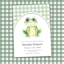 Grod Baby shower inbjudan