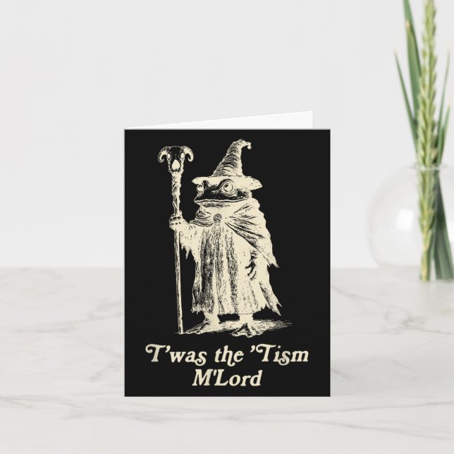 Grod-guidens Memantism-medvetande Twas Tism Ml Kort (Framsida)