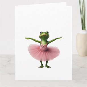 Groda 2 balettdansös, groda, dansare, paddor, AI-g Kort