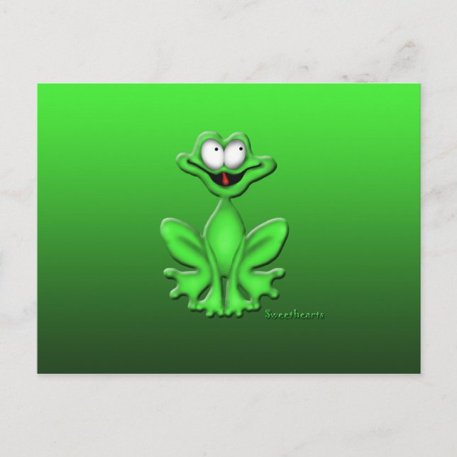 groda 2 vykort (Framsida)