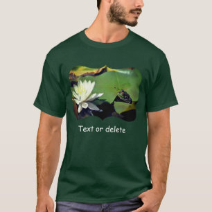 Groda beundrar näckros Natur Mörk Personlig T Shirt