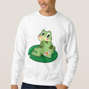 Groda Blad Hjärtplåster Lång Ärmad Tröja