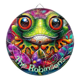 Groda Blommigt av vimatisk Abstrakt Groddar Person Darttavla