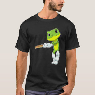 Groda Cricket Cricket Slagträ Sport T Shirt