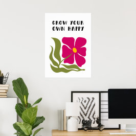 Groda din egen lycklig poster