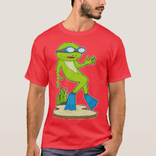 Groda diver Swimming goggel T Shirt