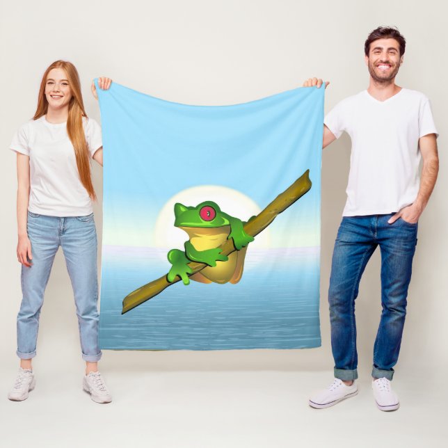 Groda Fleecefilt (På plats)