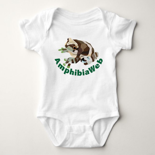 Groda för AmphibiaWeb amasonmjölk för bebis T-shirt (Framsida)