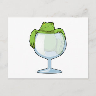 Groda Glas Vykort