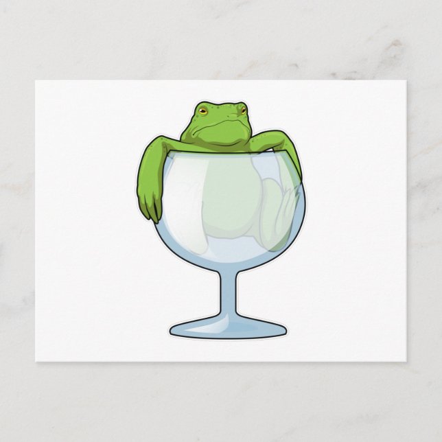 Groda Glas Vykort (Framsida)
