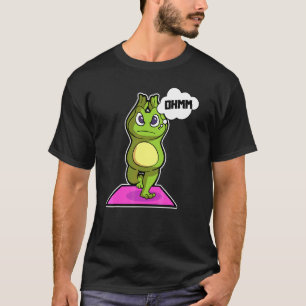 Groda Groda Yoga Poser Sport Gymnastik Ohm Hjärtbe T Shirt