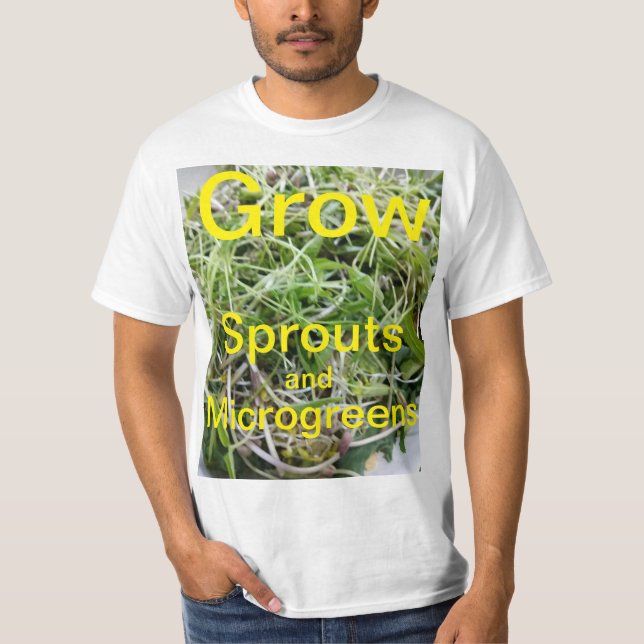 Groda groddar och mikrogreens 3! T-Shirt (Framsida)