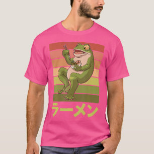 Groda groddjur som äter Ramen Soppa för grodjakt T Shirt