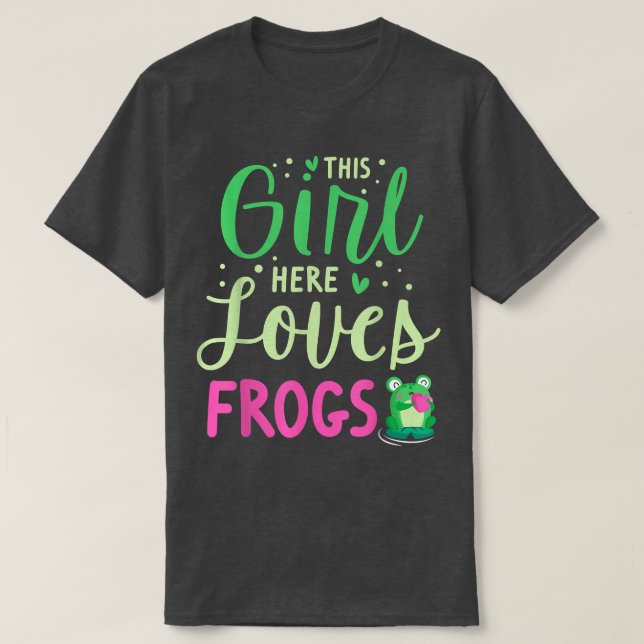 Groda grodor av släktet Toad Fairy Tale Amphibians T Shirt (Design framsida)