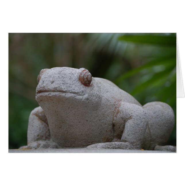 Groda Hälsningskort (Framsidan Horizontal)