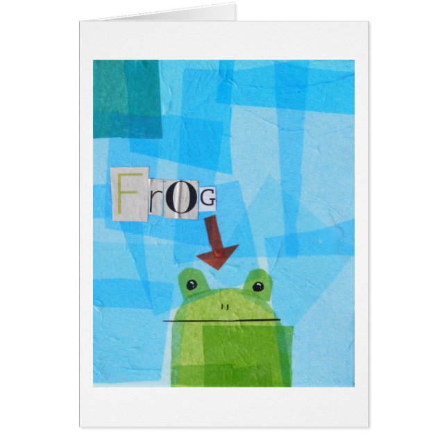 Groda! Hälsningskort (Framsidan)