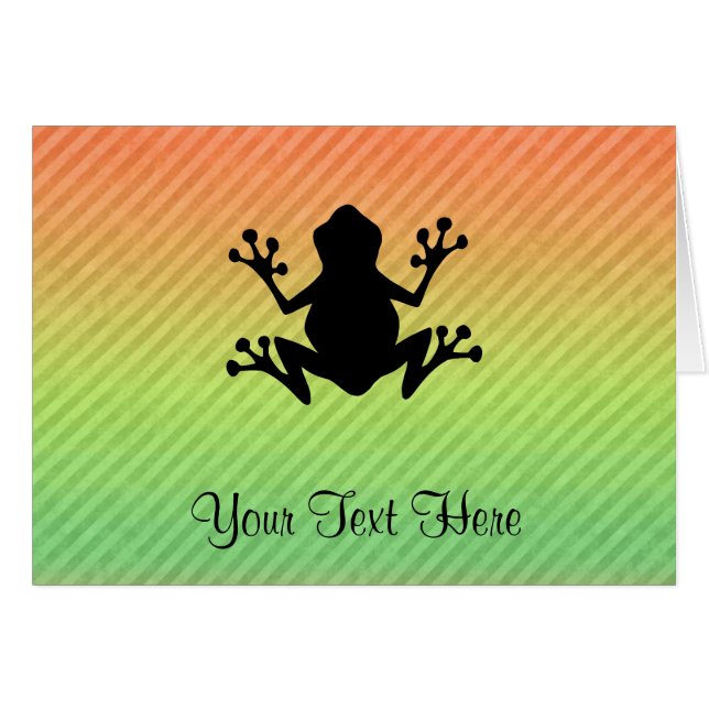 Groda Hälsningskort (Framsidan Horizontal)