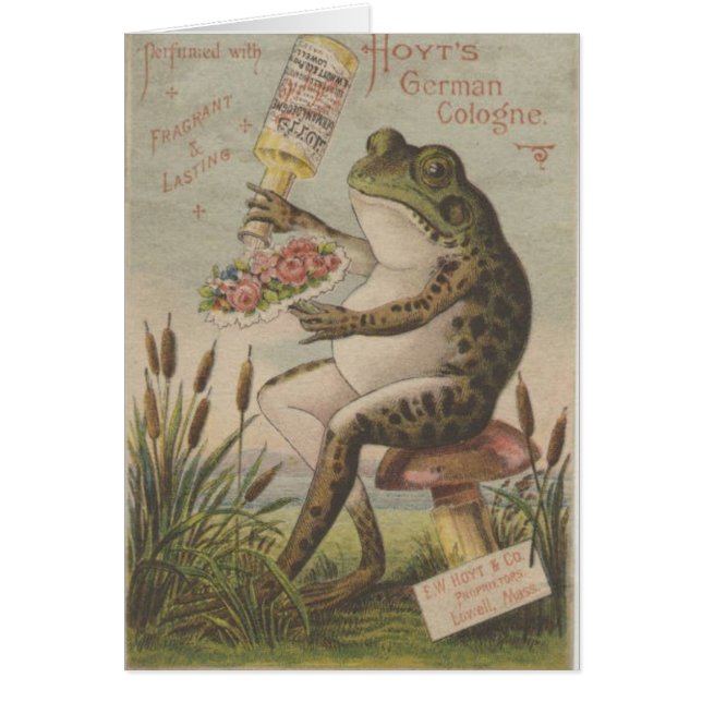 Groda Hälsningskort (Framsidan)