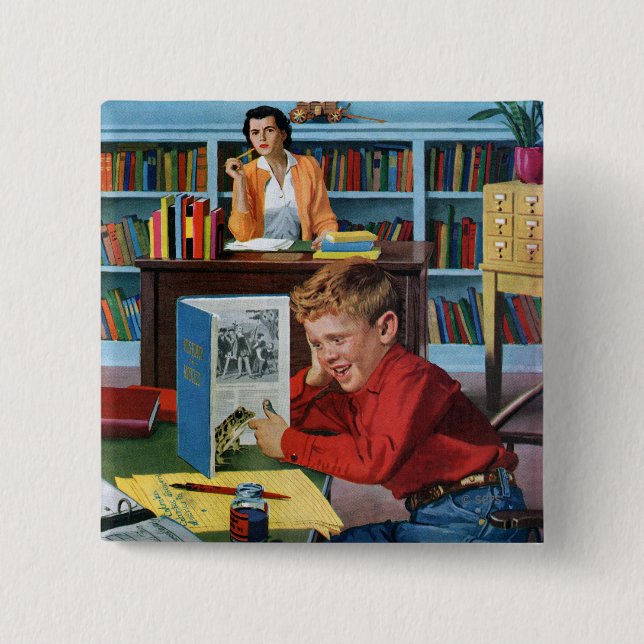 Groda i bibliotek knapp (Framsida)