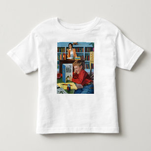 Groda i bibliotek t shirt
