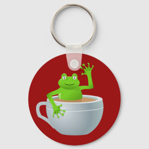 Groda i en nyckelkedja i Tea Kopp Nyckelring