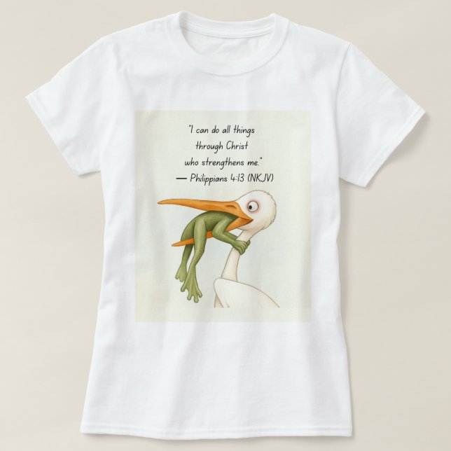 Groda i nöd damer t shirt (Design framsida)