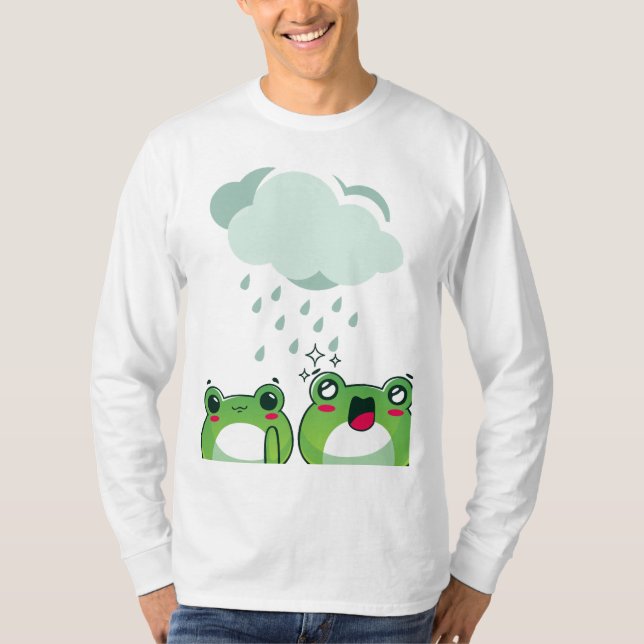 groda i översvämningen t shirt (Framsida)