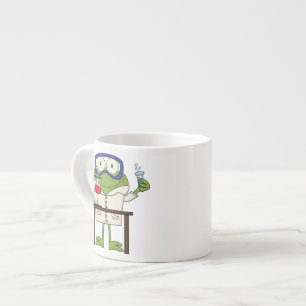 Groda i vetenskapslabbet espressomugg