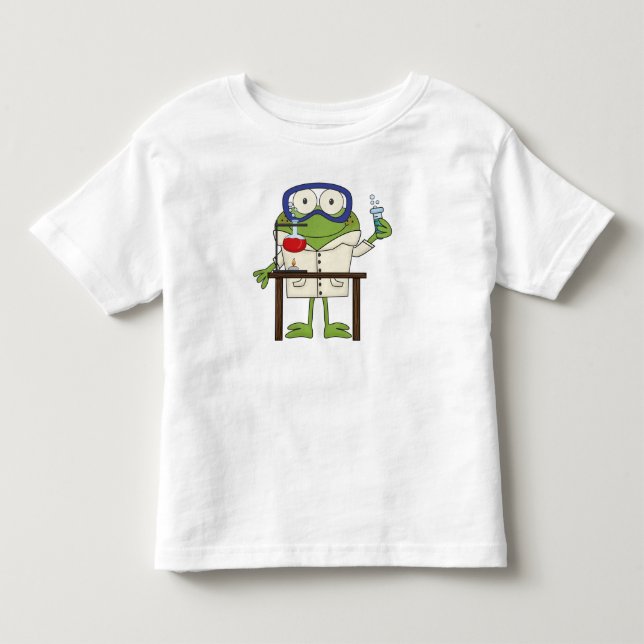 Groda i vetenskapslabbet t-shirt (Framsida)