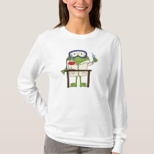 Groda i vetenskapslabbet t shirt
