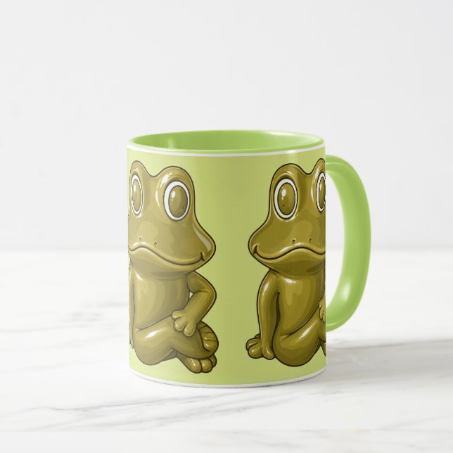 Groda Illustration Accentmugg Mugg (Framsida höger)