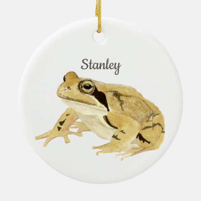 Groda Julgransprydnad Keramik (Baksidan)