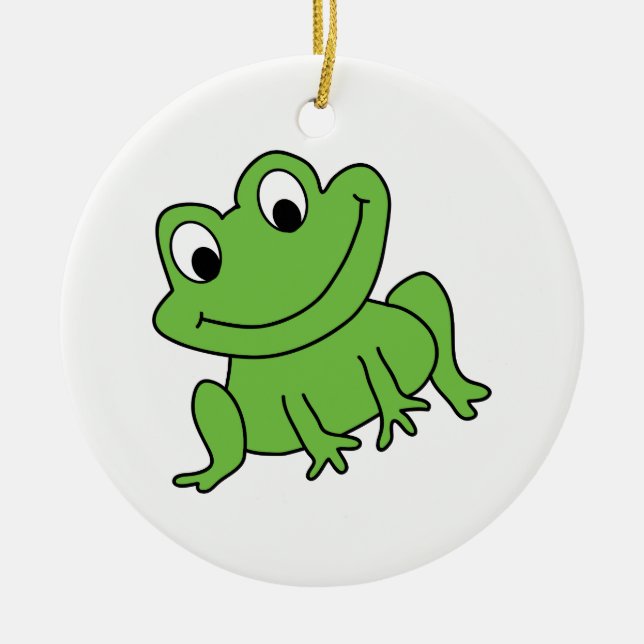 Groda Julgransprydnad Keramik (Framsidan)