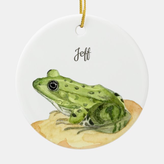 Groda Julgransprydnad Keramik (Framsidan)