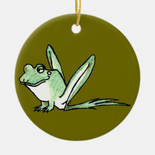 Groda Julgransprydnad Keramik