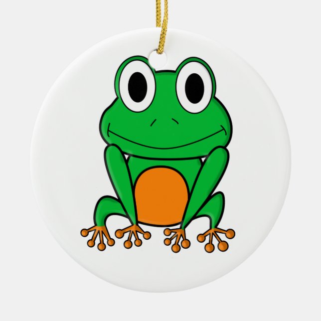 Groda Julgransprydnad Keramik (Framsidan)