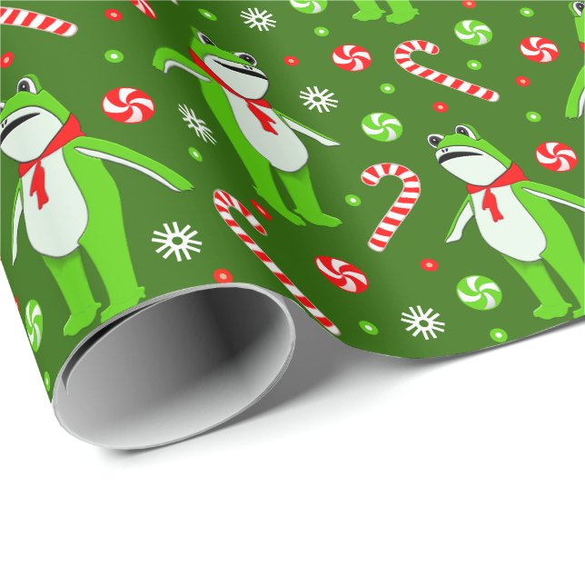 Groda julhelg presentpapper (Rullad Hörn)