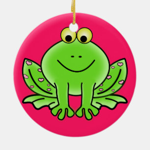 Groda julprydnad julgransprydnad keramik