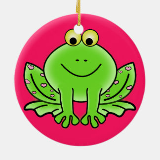Groda julprydnad julgransprydnad keramik