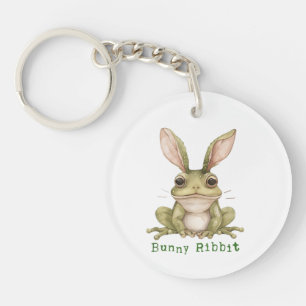 Groda Kanin Rabbit Fluffiga Öron Padda Rolig Påsk