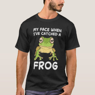 Groda Kärlighet Padda Grodfångare Jägare Amfibie F T Shirt