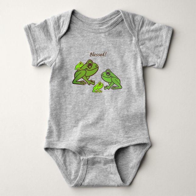 Groda Kul Baby Overall T Shirt (Framsida)