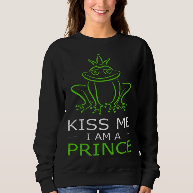 Groda Kyss mig jag är en prins saga T Shirt (Framsida)