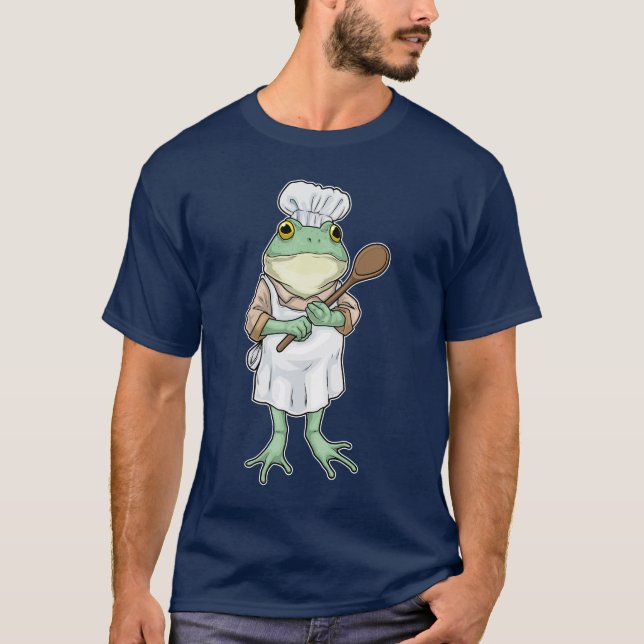 Groda Matlagning sked Matlagning T Shirt (Framsida)
