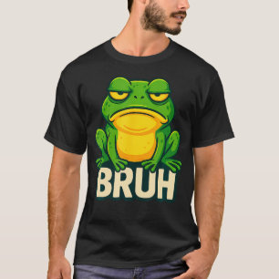 Groda med attityd - Bruh Meme T Shirt