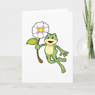 Groda med blomma.PNG Kort