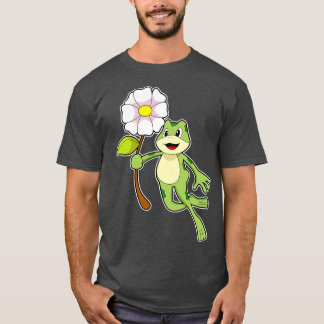 Groda med blomma t shirt