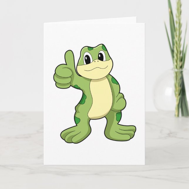 Groda med Godkänn Kort (Framsida)