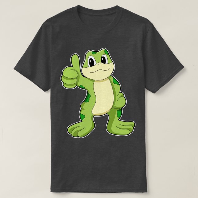 Groda med Godkänn T Shirt (Design framsida)