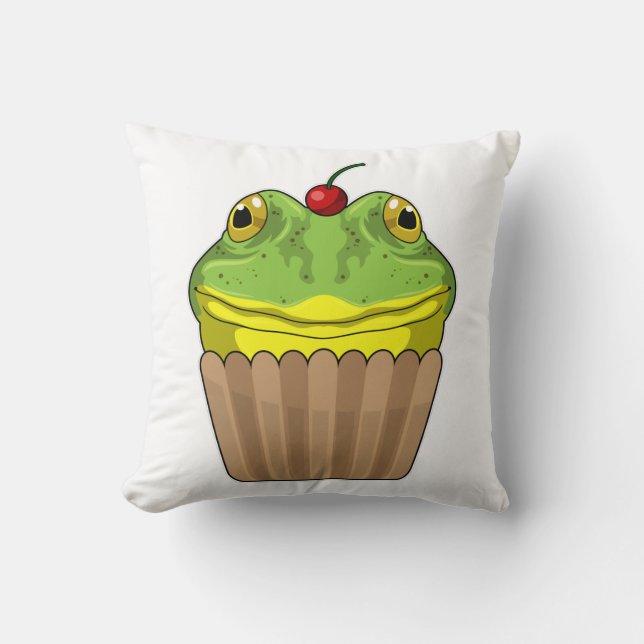 Groda med muffin kudde (Framsida)